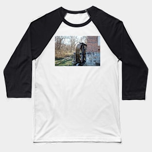 Kerr Mill Water Wheel Baseball T-Shirt